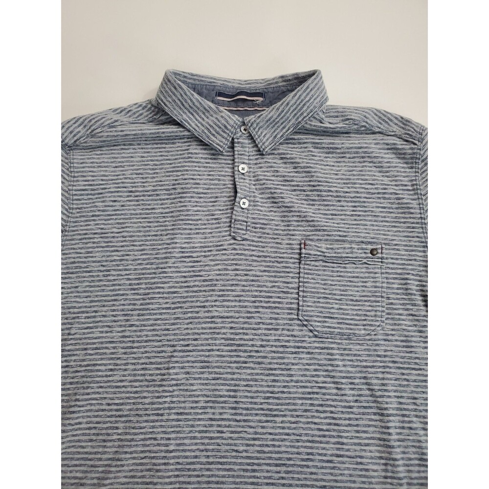 Tommy Bahama Men's Short Sleeve Casual Striped Shirt, Large